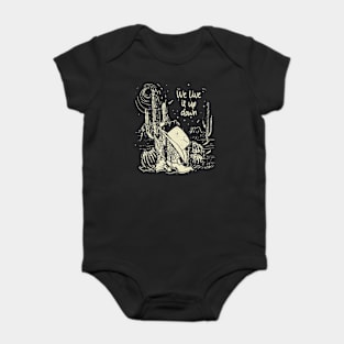 We Live It Up Down Western Cactus Baby Bodysuit